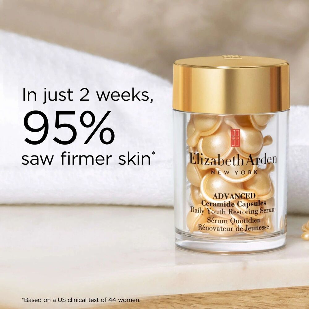Elizabeth Arden - Advanced Ceramide Capsules - Daily Youth Restoring Serum - New - Picture 7 of 10